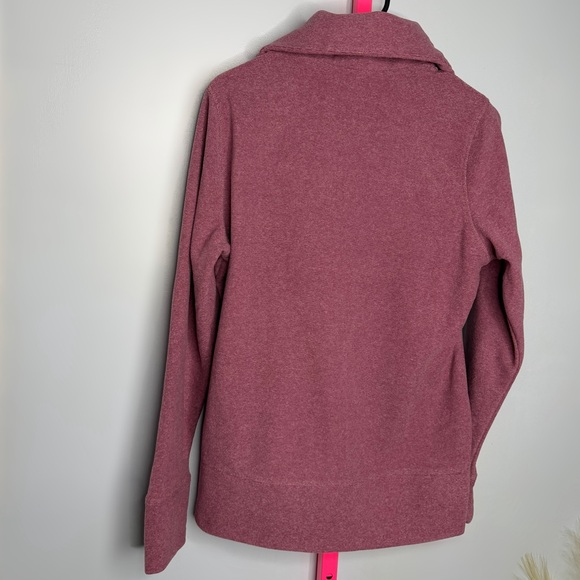 Adidas Pink Mauve Full Zip Fleece size Medium – High Collar, Soft Lining - Picture 5 of 5